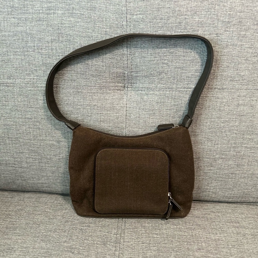 Croft & Barrow Dark Brown Shoulder Bag Purse